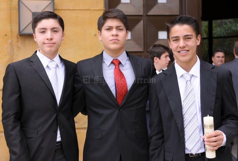 Daniel, Jesús y Coque.