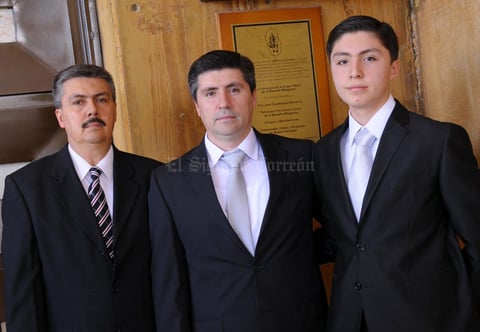 Eladio, Pedro y Daniel.