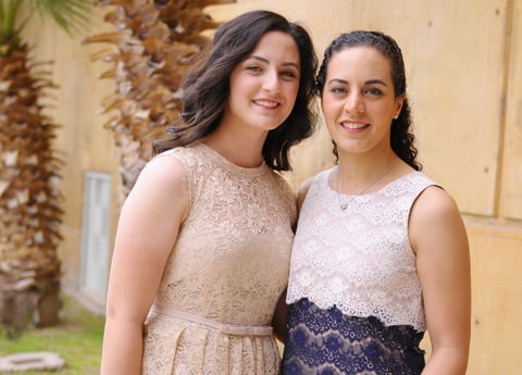 Lucía y Nadia.