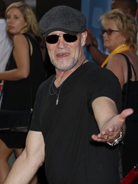 El actor estadounidense Michael Rooker fue uno de los asistentes al estreno.