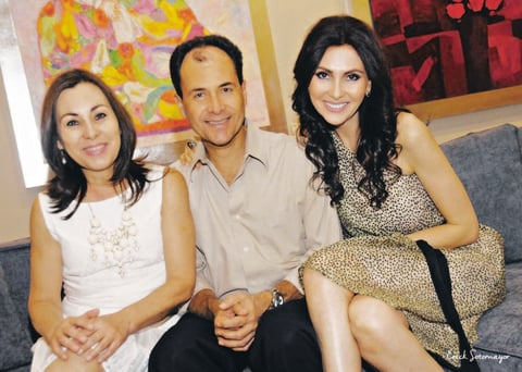 02072015 EN EXPO.  Nena, Rafael y Sonia.