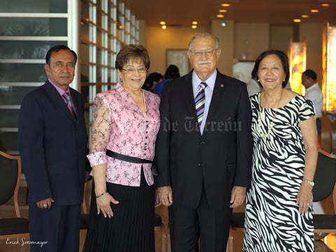 05072015 Antonio Heredia, Margarita Pámanes, Óscar Treviño y Consuelo Galván.