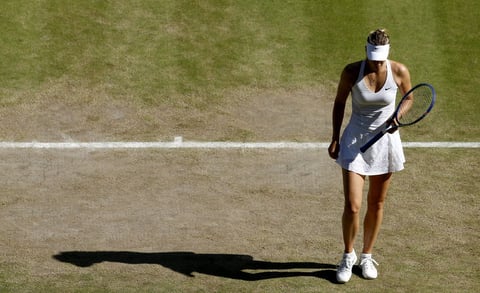 Sharapova se despide en la antesala de la final.