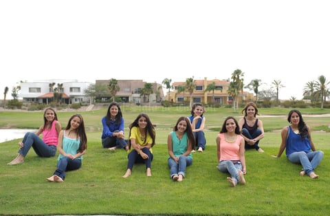 Cecy, Mary Tere, Marisol, Estefany, Jimena, Ale, Aracely, Natalia y Claudia.