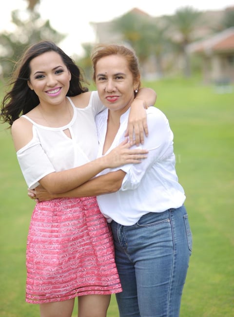 Claudia y Claudia.