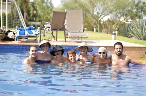 Mauricio, Regina, Angélica, Cecy, Paty, Lizeth y Héctor.