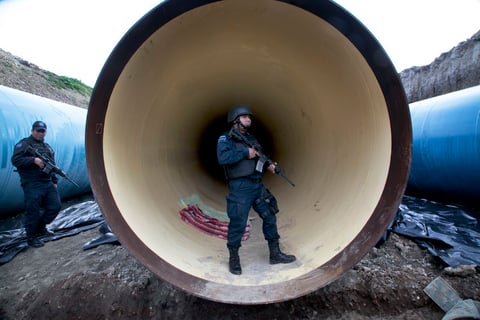 Los agentes han inspeccionado tubería de drenaje que había en los alrededores.