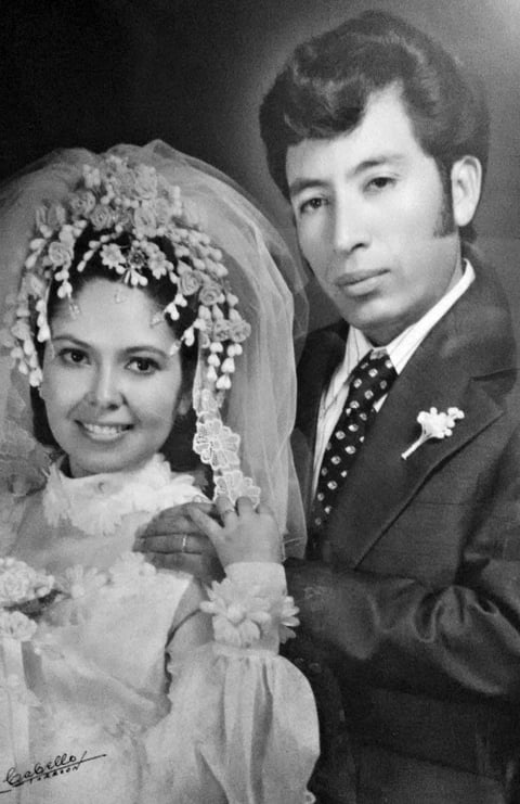 Bertha Hurtado González y Pedro Martínez Montelongo contrajeron matrimonio el 31 de mayo de 1975; actualmente, cumplieron 40 años de casados