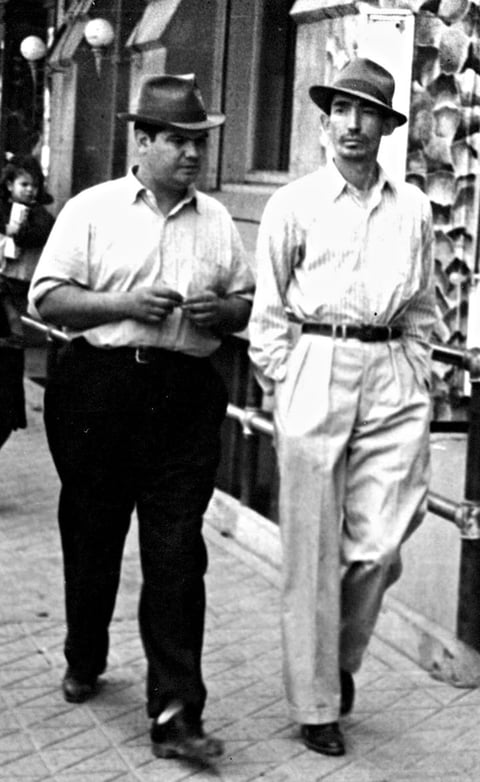 Jesús Navarro y Elías Aguilar en 1944