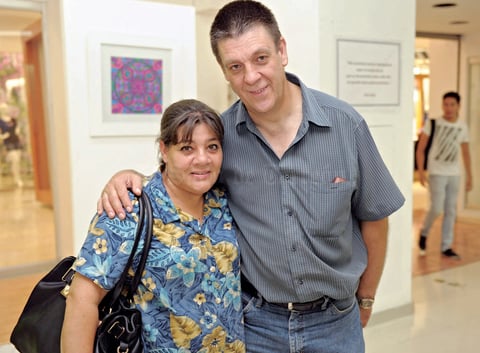 19072015 ADMIRAN EXPO PICTÓRICA.  Marisa y Víctor.