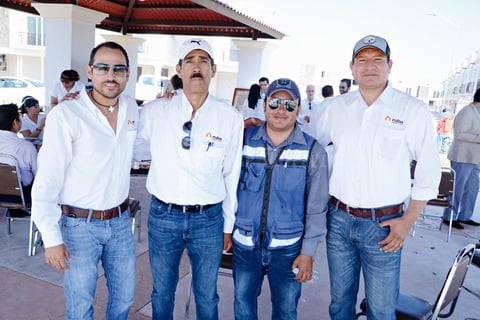 19072015 Juan Pablo, Jorge, Carlos y Noel.