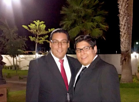 22072015 Luis Ge y Fer López en reciente evento.