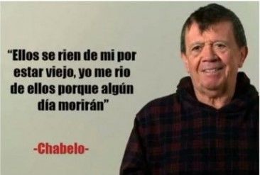 Supuestas frases sobre la inmortalidad de Chabelo pueden leerse en la red.