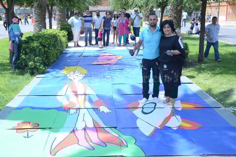 23072015 EXPOSICION PICTORICA.  David Hernández y Alejandra de la Peña.