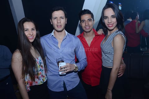 Marcela, Roberto, Jesús y Andrea.
