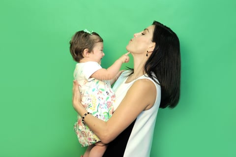 Sandra Destenave con Luciana 5.