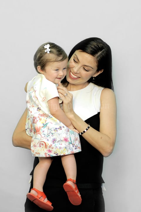 Sandra Destenave con Luciana 1
