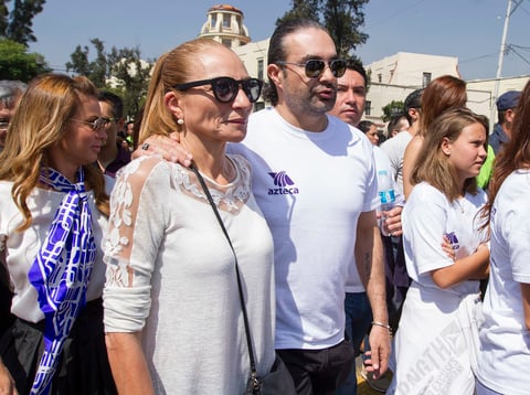 Mauricio Islas también acudió a la misa de agradecimiento.