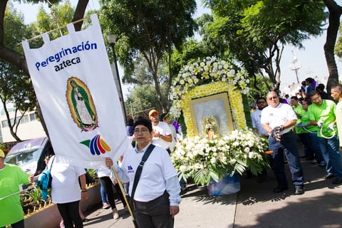 El elenco de la televisora del Ajusco acudió a la Basílica de Guadalupe para pedir que sus próximos proyectos fueran un éxito.