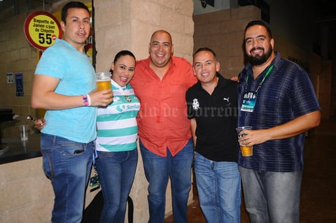 27072015 'Pollo', Lore, Zavaleta, Robby y Jorge.