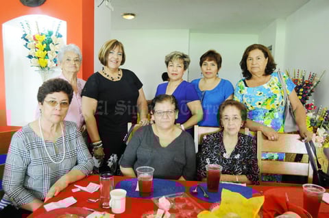 26072015 VOLUNTARIAS VICENTINAS.  Hortensia González, Oralia Sánchez, Lucina Sánchez, Hilda Valadez, Dorita Madrid, Ana María de Trenti, Mayelita Alvarado y Socorro Villa.