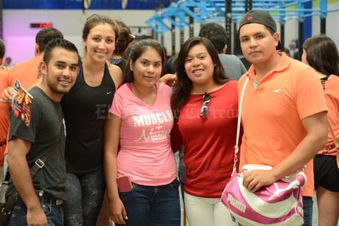 26072015 DEPORTISTAS.  Arturo, Liz, Paty, Karla y Luis.