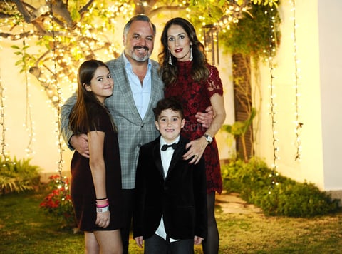 Romina, Gabo, Lily y Jaime