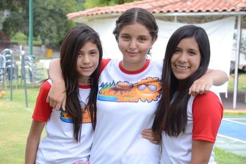 Pamela, Luisa y Daniela