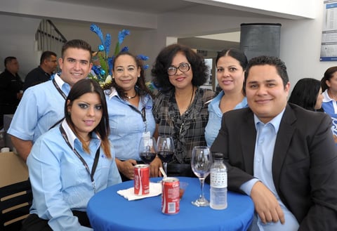 Rita, Aldo, Vero, Meny, Rita y Francisco