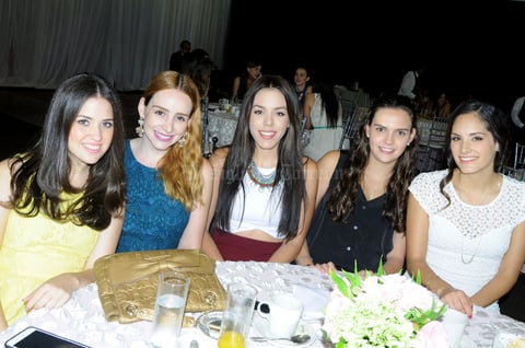 Andrea, Luisa, Melissa, Mayté y Sofía