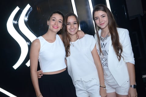 Alicia, Moni y Laura