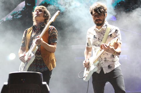 Siddhartha interpretó ante sus fans algunos de sus éxitos.