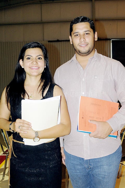 10082015 EN RECIENTE EVENTO.  Ivette Landeros y Raúl Muela.