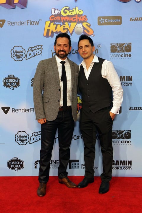 Los directores de la película Rodolfo y Gabriel Riva Palacio compartieron que estaban muy contentos por estrenar el filme, el primero de la saga en 3D.