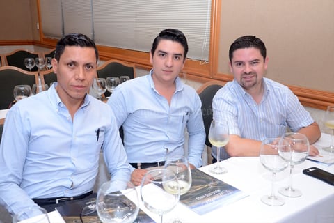 Jesús Dena, Jorge Hurtado y Bernardo Muñoz