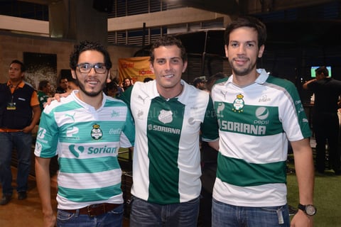 Andrés, Gustavo y Miguel