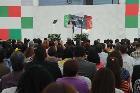 El alcalde de Gómez Palacio, José Miguel Campillo, rindió su segundo Informe de Gobierno.