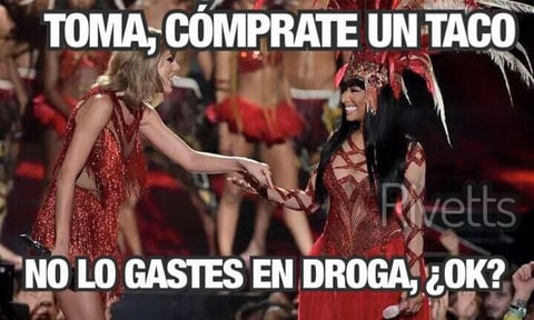 Criticaron la actuación de Nicki Minak con Taylor Swift.
