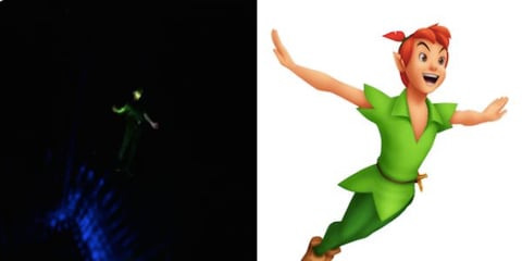 Compararon la actuación de Bieber en las alturas con Peter Pan.