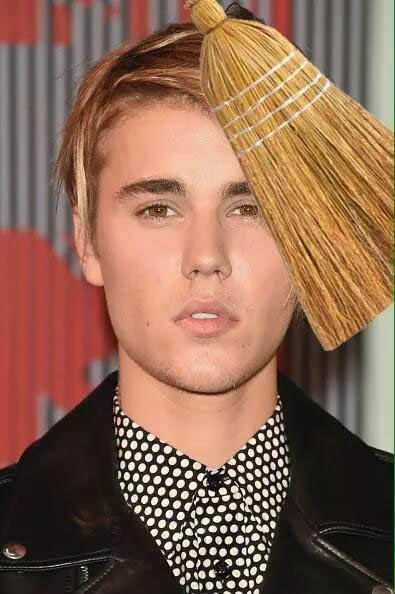 Así interpretaron el nuevo "look" de Justin Bieber.