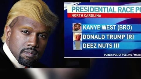Parece que la campaña presidencial de West ya inició.