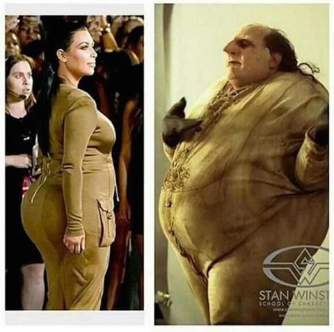 Sin duda Kim Kardashian se llevó los memes de los VMAs.