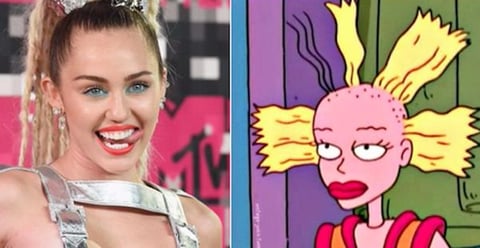 Aseguran que Miley luce como la muñeca de Angélica de Los Rugrats.