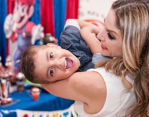 Santiago, feliz en su fiesta