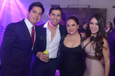 César, Manuel, Minerva y Daniela