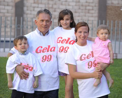 Pily, Rogelio, María José, Rogelio y Monserrat