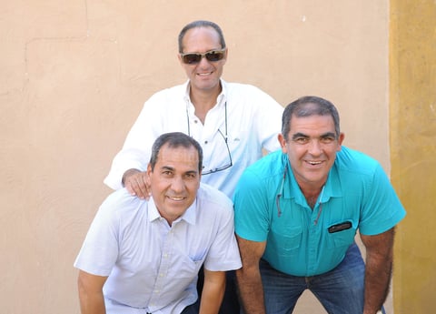 Gilberto, Roberto y Enrique
