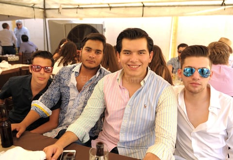 Tommy, Álvaro, Rafa y Jaime