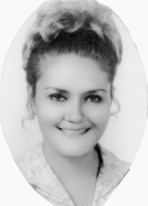 Brenda Edith Arias Martínez en 1980.