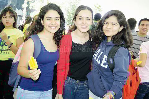 06092015 Marcela Porras, Jessica Martínez y Claudia Moreno.
